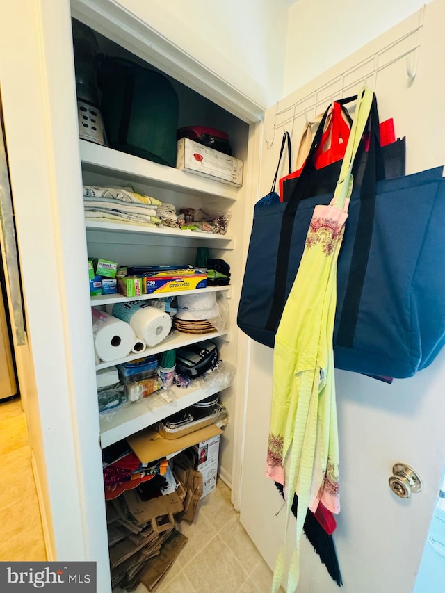 view of closet