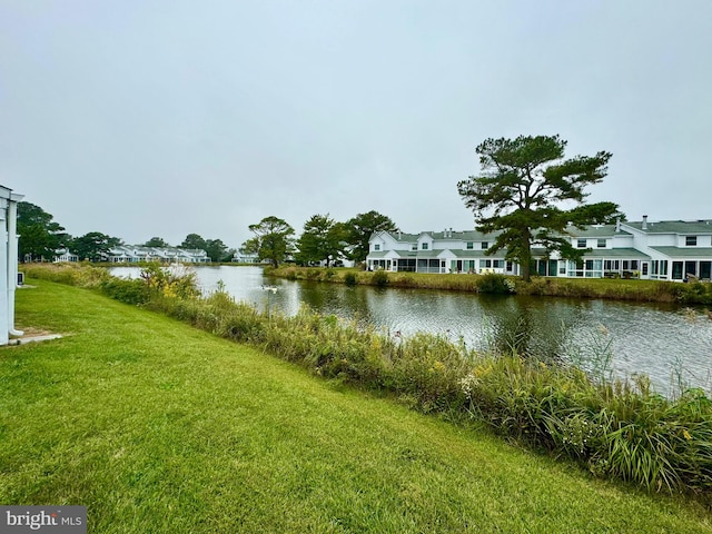 view of water feature