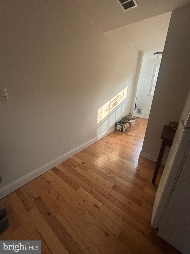 interior space with wood-type flooring