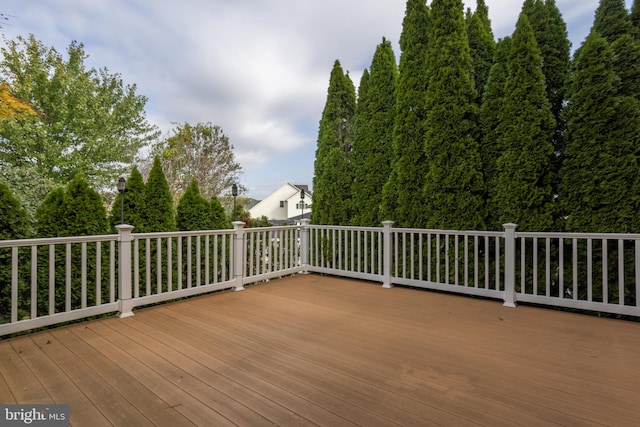 view of deck