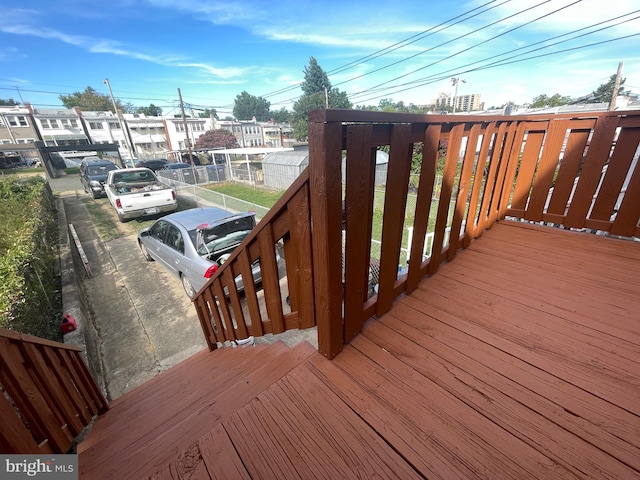 view of deck