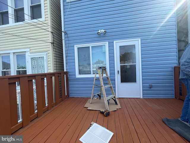 view of deck