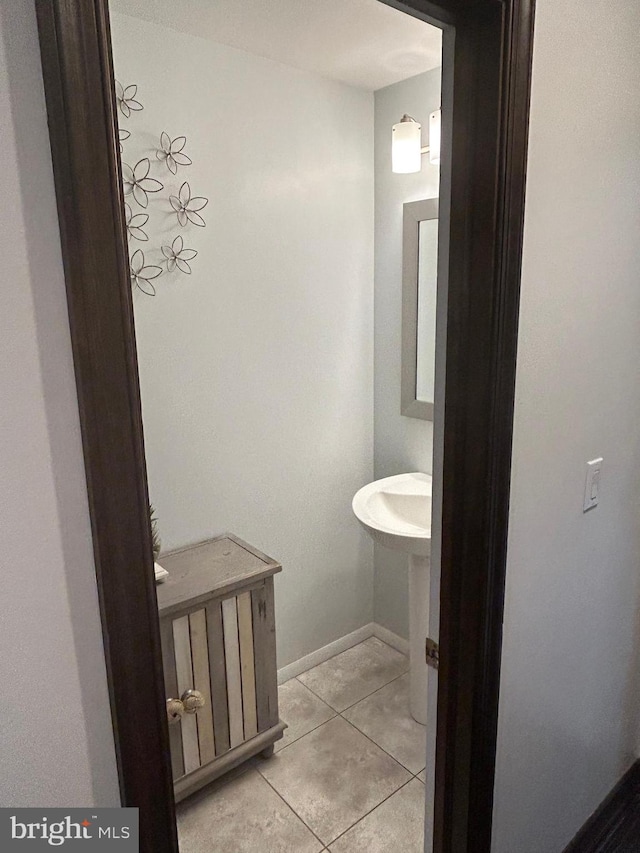 bathroom featuring tile patterned floors