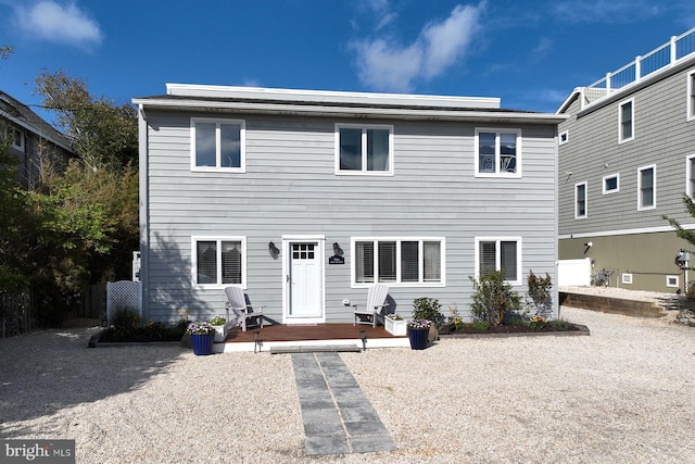 view of rear view of house