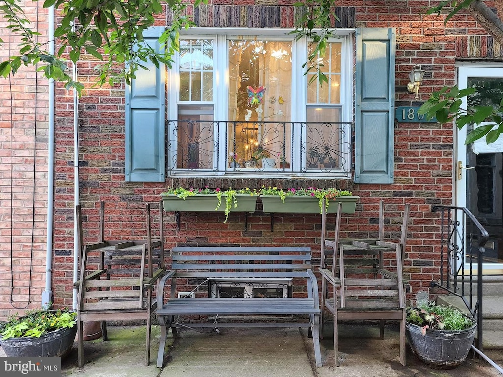 view of rear view of property