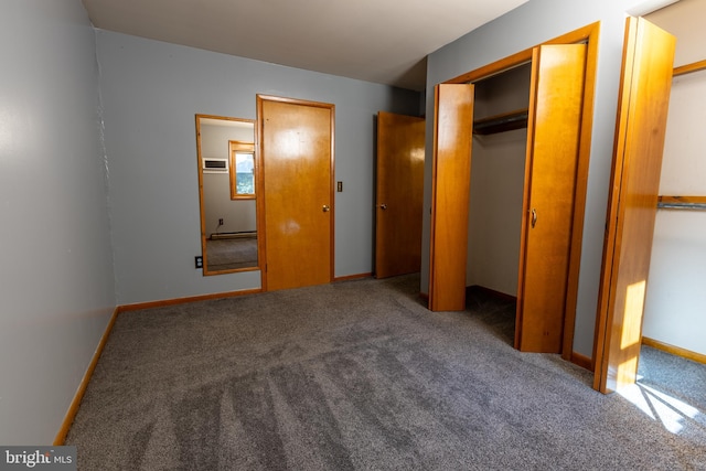 unfurnished bedroom featuring carpet