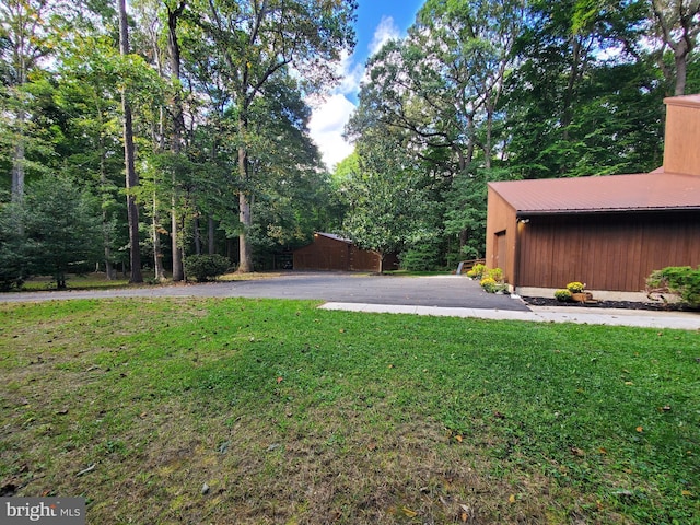 view of yard