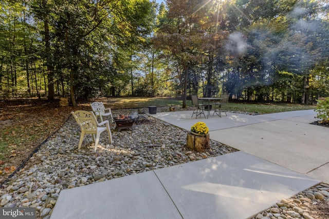 view of patio