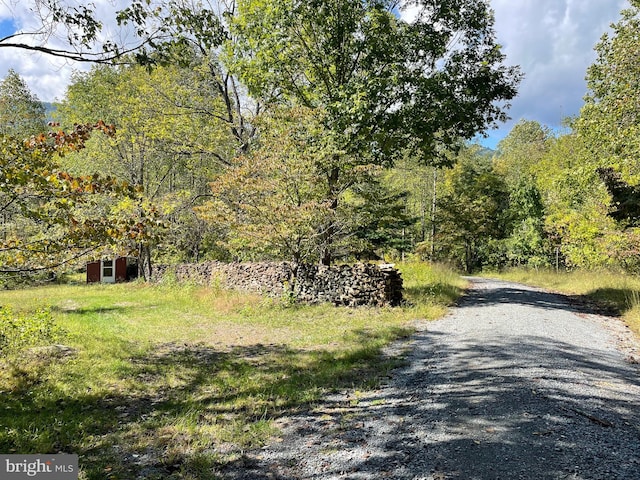 view of road