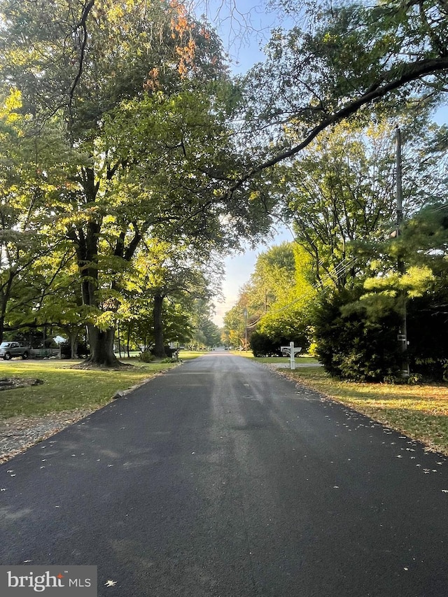 view of road