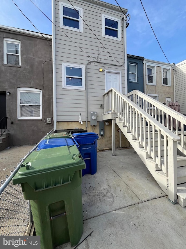 back of house featuring a patio