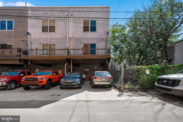 exterior space with a balcony