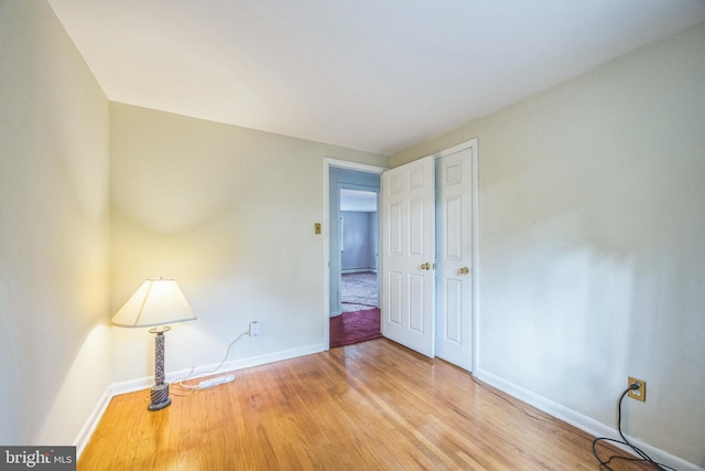 interior space featuring light wood-type flooring