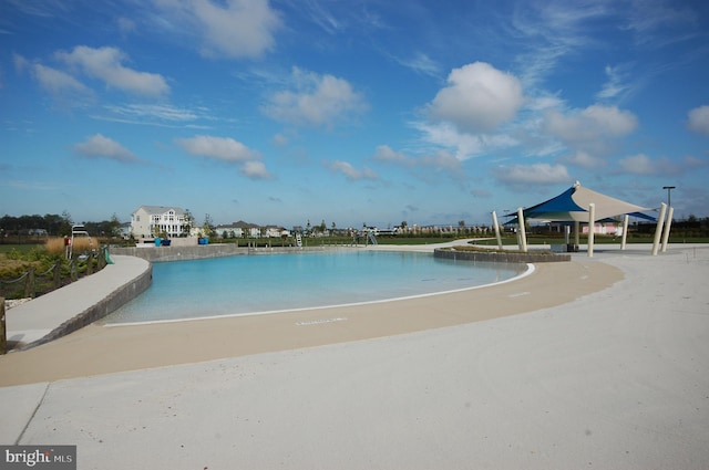 view of pool