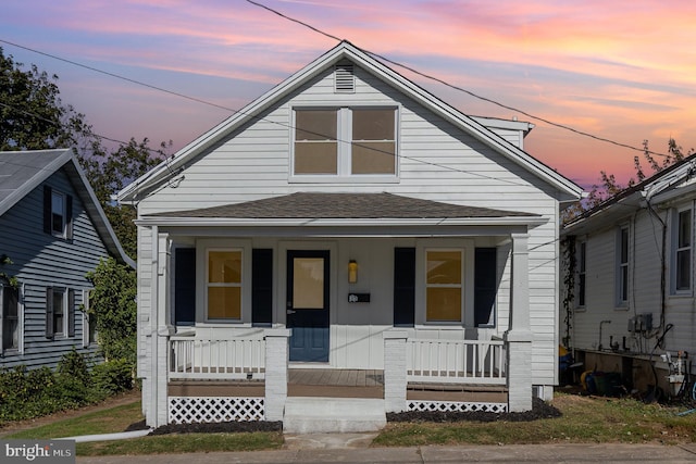 view of bungalow