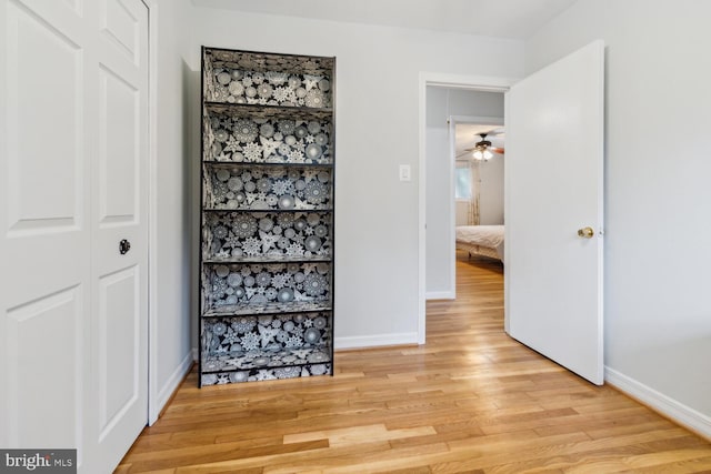 interior space featuring light hardwood / wood-style flooring