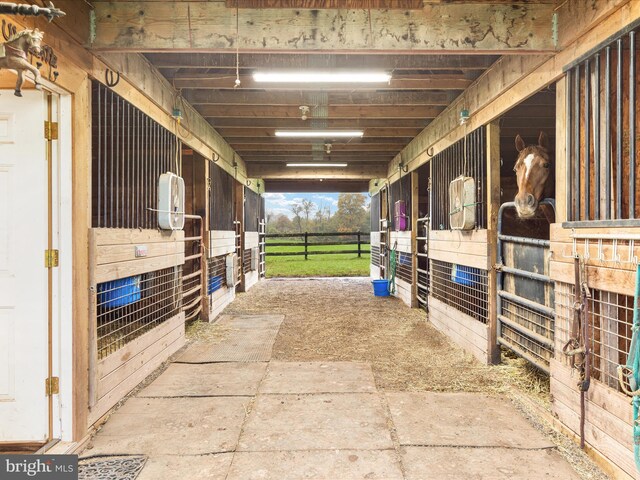 view of stable