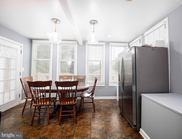 view of dining area