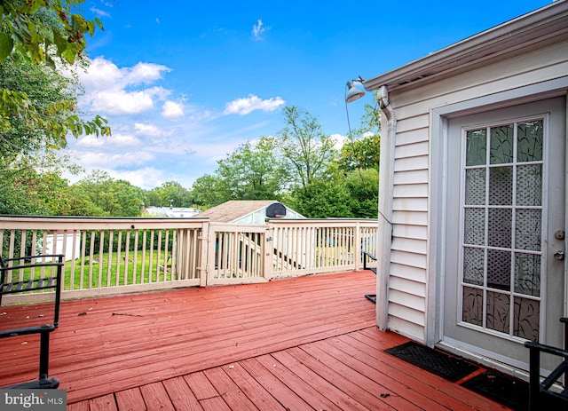 view of deck