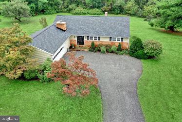 view from above of property