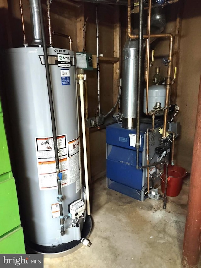 utilities with gas water heater