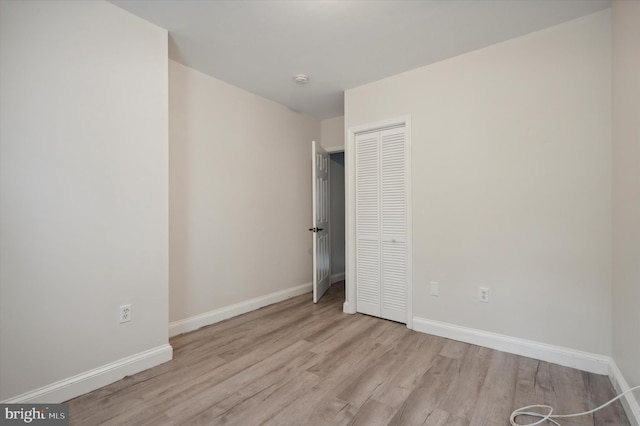 interior space featuring light hardwood / wood-style floors