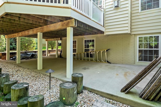 view of patio / terrace featuring a deck