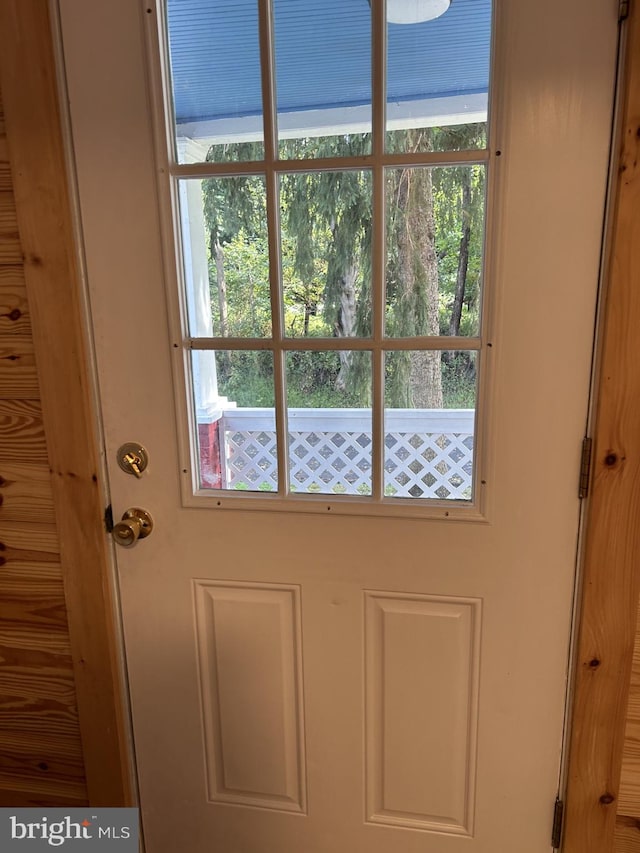 doorway to outside with a healthy amount of sunlight