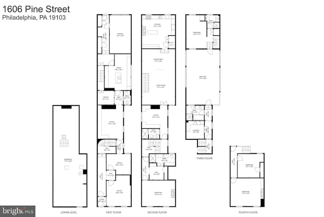 1606 Pine St, Philadelphia, PA 19103 - home floor plan