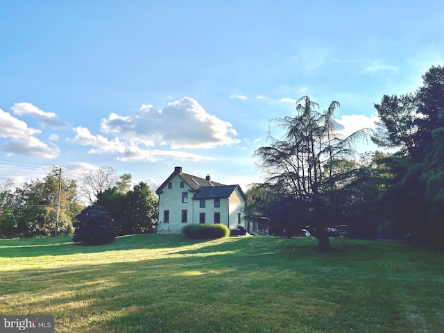 view of yard