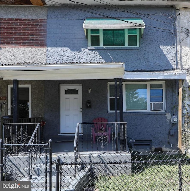 view of front of house with a porch