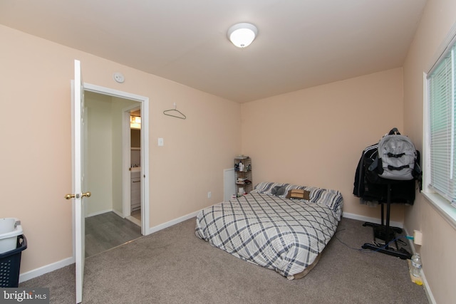 bedroom with carpet flooring