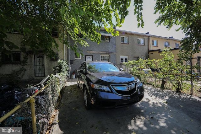 view of vehicle parking