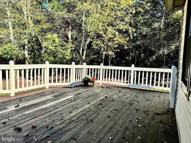 view of deck