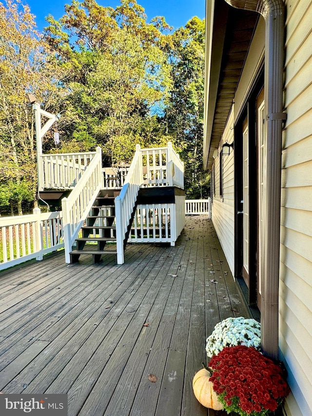 view of deck