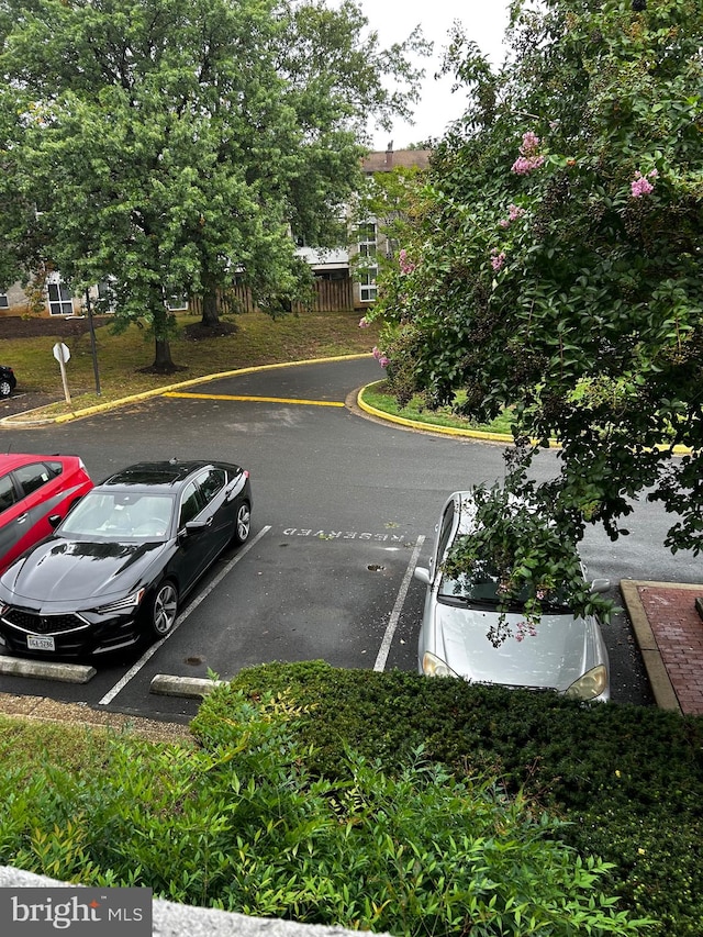 view of car parking