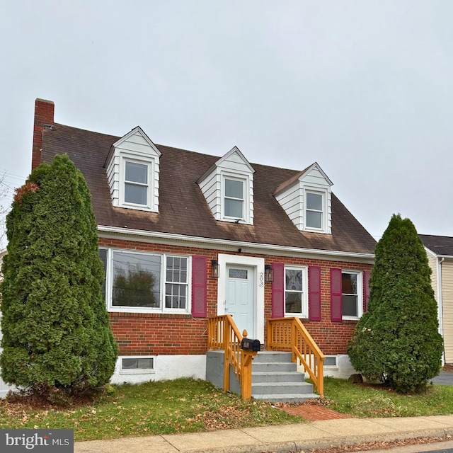 view of cape cod-style house