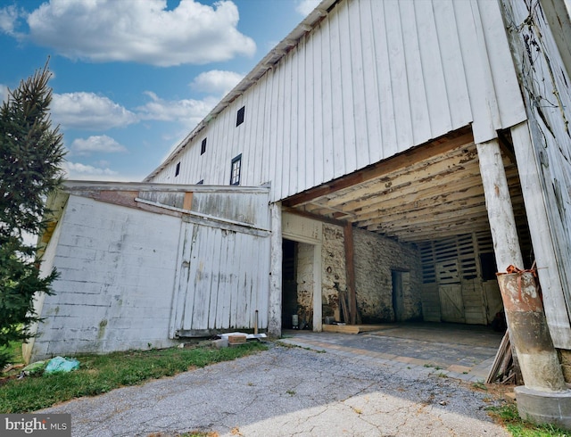 view of side of home