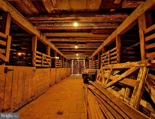 view of stable