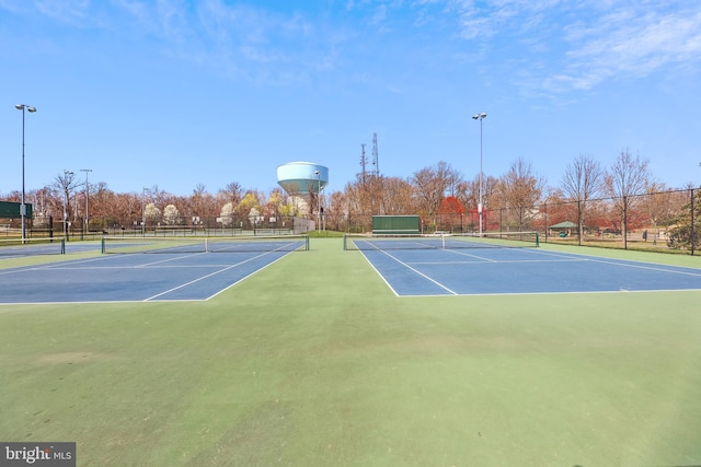 view of sport court featuring basketball court