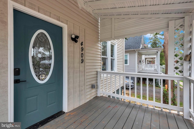 view of entrance to property