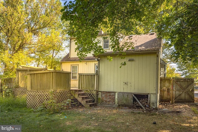 view of back of house