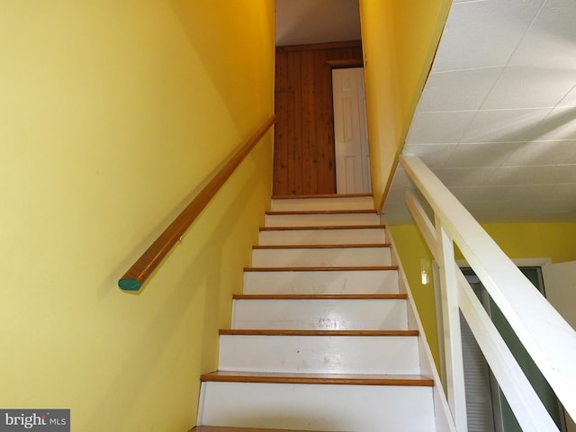 view of staircase
