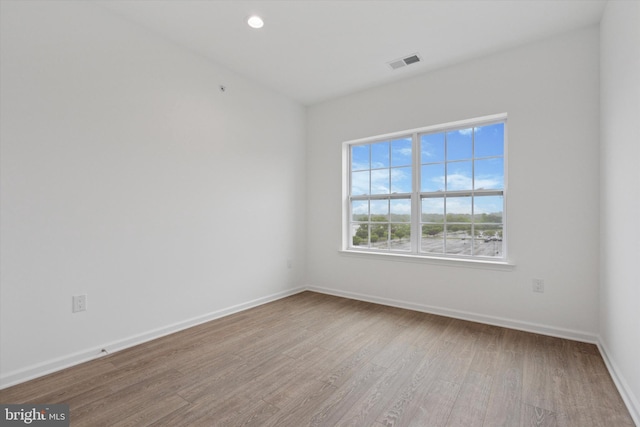 16322 River View Ct, Bristol, PA 19007 - spare room featuring wood finished floors, baseboards, and recessed lighting
