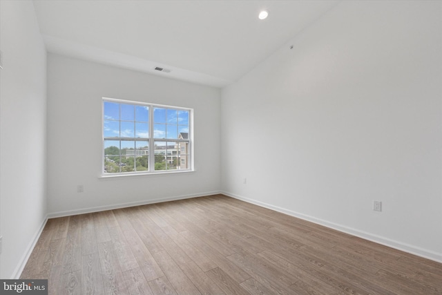 16322 River View Ct, Bristol, PA 19007 - empty room with wood finished floors and baseboards