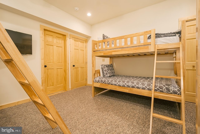 unfurnished bedroom featuring carpet flooring