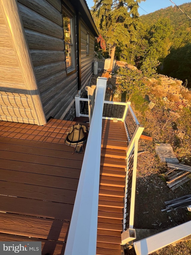 1604 High Knob Rd, Old Fields, WV 26845 - view of deck