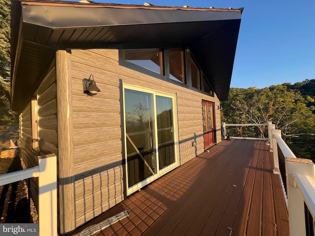 1604 High Knob Rd, Old Fields, WV 26845 - view of wooden terrace
