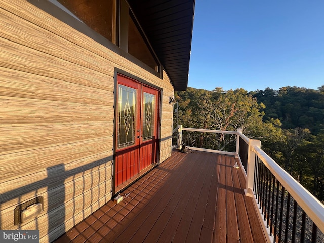 1604 High Knob Rd, Old Fields, WV 26845 - view of wooden deck