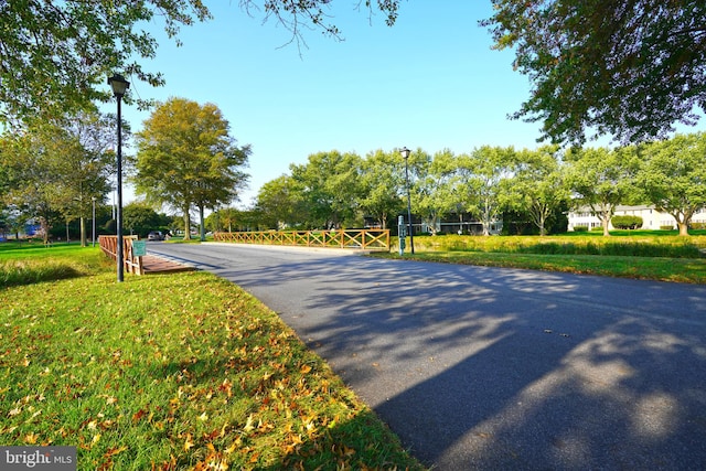 view of road